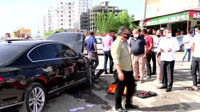 İki otomobilin çarpışması sonucu bir kişi yaralandı İki otomobilin çarpışması sonucu bir kişi yaralandı