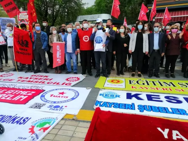 Kayseri'de 1 Mayıs coşkusu Kayseri'de 1 Mayıs coşkusu