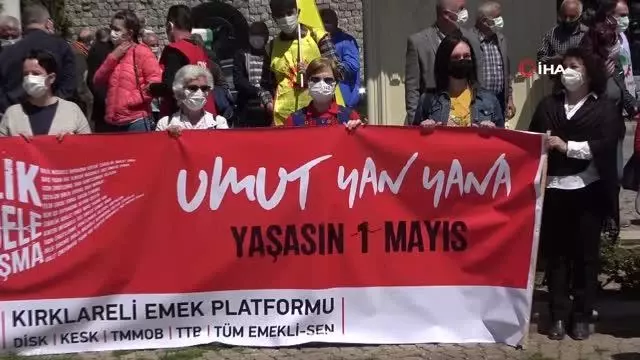 Kırklareli'de erken 1 Mayıs Kırklareli'de erken 1 Mayıs