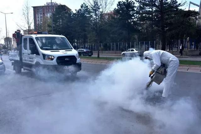Kocasinan Belediyesi ilaçlama çalışmalarını hızlandırdı Kocasinan Belediyesi ilaçlama çalışmalarını hızlandırdı