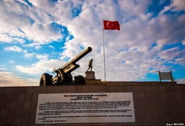 Kocatepe'de gün batımı manzarası drone ile havadan görüntülendi Kocatepe'de gün batımı manzarası drone ile havadan görüntülendi