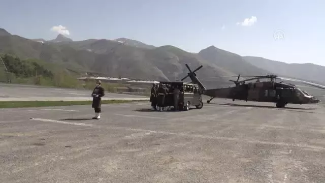 Pençe-Yıldırım operasyonlarında şehit olan asker için tören düzenlendi Pençe-Yıldırım operasyonlarında şehit olan asker için tören düzenlendi