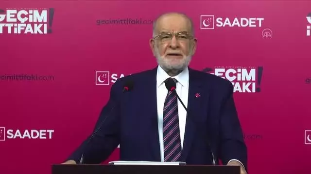 Saadet Partisi Genel Başkanı Temel Karamollaoğlu, gündemi değerlendirdi Saadet Partisi Genel Başkanı Temel Karamollaoğlu, gündemi değerlendirdi