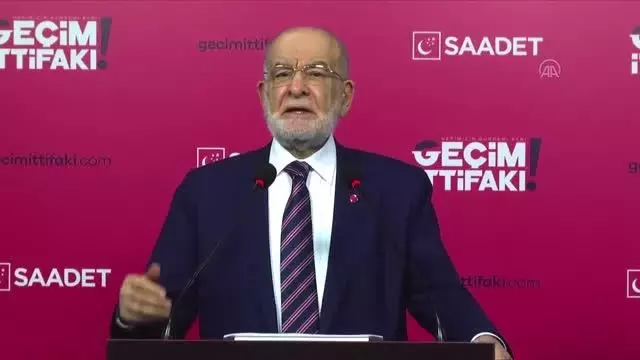 Saadet Partisi Genel Başkanı Temel Karamollaoğlu, gündemi değerlendirdi Saadet Partisi Genel Başkanı Temel Karamollaoğlu, gündemi değerlendirdi