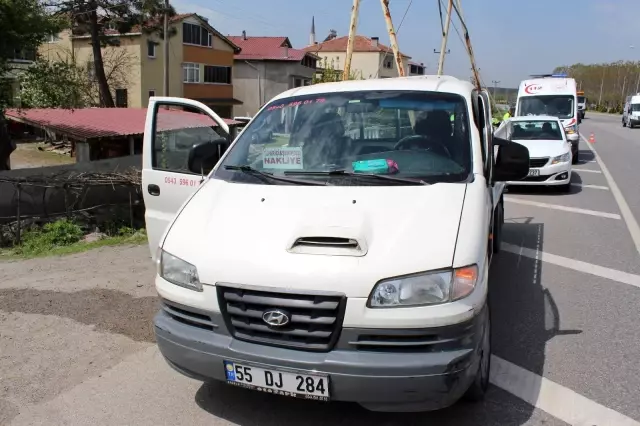 Samsun'da trafik kazası: 2 yaralı Samsun'da trafik kazası: 2 yaralı