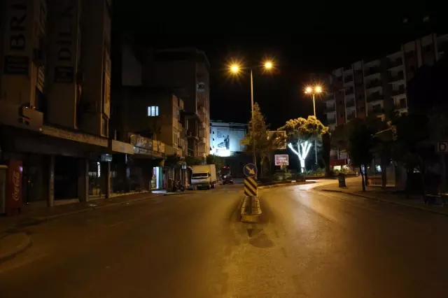 Tam kapanma başladı, Aydın sokakları boş kaldı Tam kapanma başladı, Aydın sokakları boş kaldı
