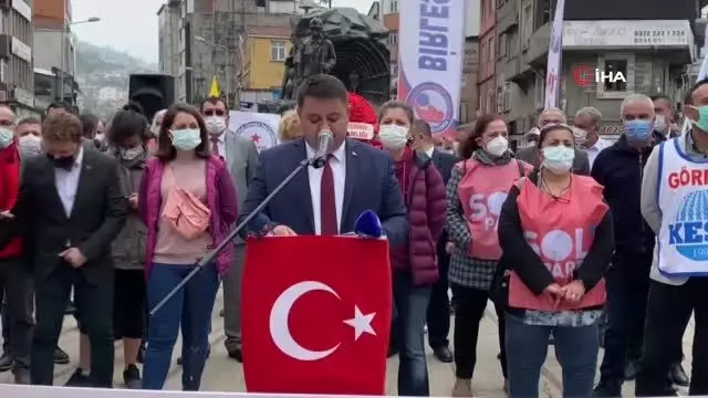 Tam kapanma nedeniyle erken 1 Mayıs kutlaması Tam kapanma nedeniyle erken 1 Mayıs kutlaması