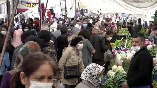 'TAM KAPANMA' ÖNCESİ KURULAN PAZARLARDA YOĞUNLUK YAŞANDI -1 Avcılar 'TAM KAPANMA' ÖNCESİ KURULAN PAZARLARDA YOĞUNLUK YAŞANDI -1 Avcılar