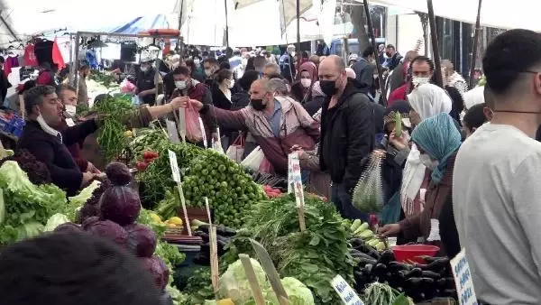 'TAM KAPANMA' ÖNCESİ KURULAN PAZARLARDA YOĞUNLUK YAŞANDI -1 Avcılar 'TAM KAPANMA' ÖNCESİ KURULAN PAZARLARDA YOĞUNLUK YAŞANDI -1 Avcılar