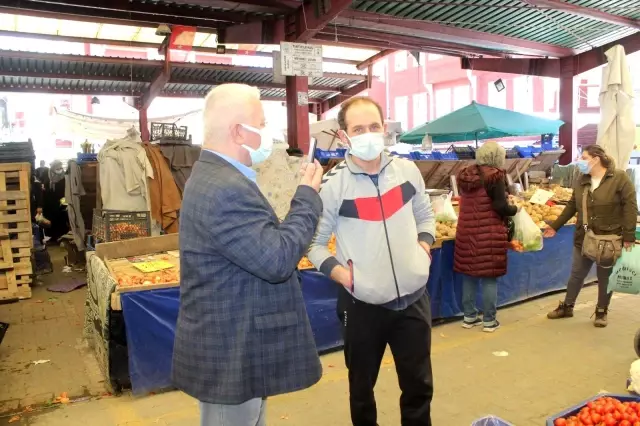 Tam kapanma öncesinde pazaryerleri dolup taştı Tam kapanma öncesinde pazaryerleri dolup taştı