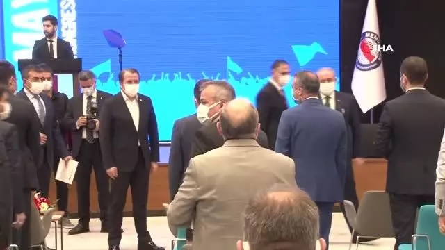 TBMM Başkanı Şentop, 'Uluslararası 1 Mayıs Kongresi'ne katıldı TBMM Başkanı Şentop, 'Uluslararası 1 Mayıs Kongresi'ne katıldı