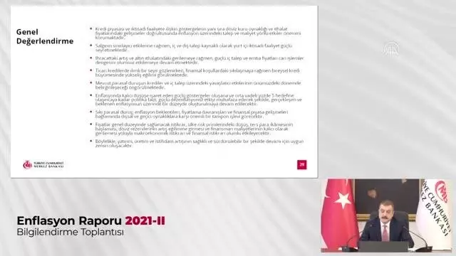 TCMB Başkanı Kavcıoğlu, Enflasyon Raporu toplantısında konuştu (3) TCMB Başkanı Kavcıoğlu, Enflasyon Raporu toplantısında konuştu (3)