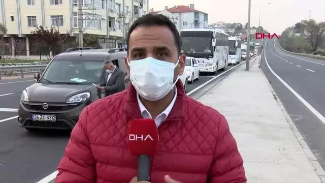 TEKİRDAĞ İSTANBUL SINIRINA UYGULAMA NOKTASI KURULDU TEKİRDAĞ İSTANBUL SINIRINA UYGULAMA NOKTASI KURULDU