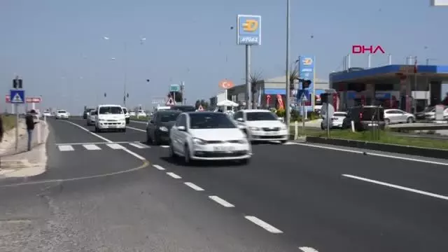 TEKİRDAĞ İSTANBUL-TEKİRDAĞ YOLUNDA ARAÇ KUYRUĞU TEKİRDAĞ İSTANBUL-TEKİRDAĞ YOLUNDA ARAÇ KUYRUĞU