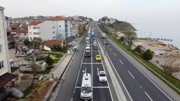 TEKİRDAĞ İSTANBUL SINIRINA UYGULAMA NOKTASI KURULDU TEKİRDAĞ İSTANBUL SINIRINA UYGULAMA NOKTASI KURULDU