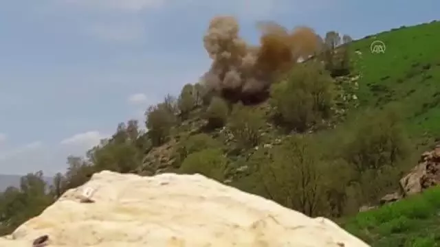 90 kilogram el yapımı patlayıcı imha edildi 90 kilogram el yapımı patlayıcı imha edildi