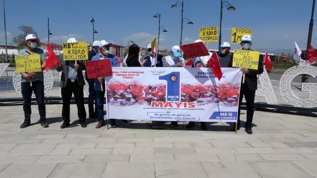 Ağrı'da İşçi Bayram'ı kutlandı Ağrı'da İşçi Bayram'ı kutlandı