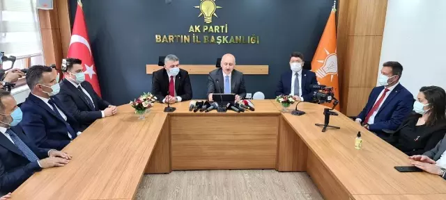 Son dakika haber... Ulaştırma ve Altyapı Bakanı Adil Karaismailoğlu Bartın'da konuştu Açıklaması Son dakika haber... Ulaştırma ve Altyapı Bakanı Adil Karaismailoğlu Bartın'da konuştu Açıklaması