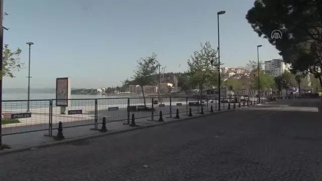 Tam kapanma sürecinin ilk gününde sessizlik hakim Tam kapanma sürecinin ilk gününde sessizlik hakim