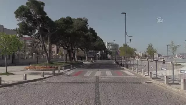 Tam kapanma sürecinin ilk gününde sessizlik hakim Tam kapanma sürecinin ilk gününde sessizlik hakim
