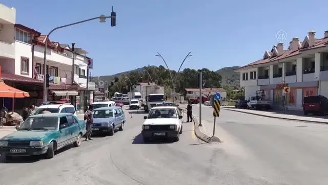 Datça'da polis ve jandarmadan 'tam kapanma' denetimleri Datça'da polis ve jandarmadan 'tam kapanma' denetimleri