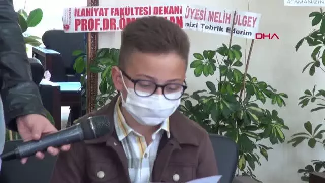 DİŞ ÇEKTİRME KORKUSUNU YENEN SEMİH'E 'KAHRAMANLIK BELGESİ' DİŞ ÇEKTİRME KORKUSUNU YENEN SEMİH'E 'KAHRAMANLIK BELGESİ'