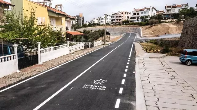 Enver Reis Caddesi'nde yenileme çalışmaları tamamlandı