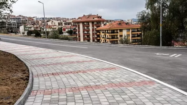 Enver Reis Caddesi'nde yenileme çalışmaları tamamlandı