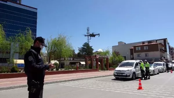 ERCİŞ'TE POLİSTEN DRONLU DENETİM ERCİŞ'TE POLİSTEN DRONLU DENETİM