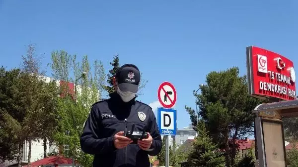 ERCİŞ'TE POLİSTEN DRONLU DENETİM ERCİŞ'TE POLİSTEN DRONLU DENETİM
