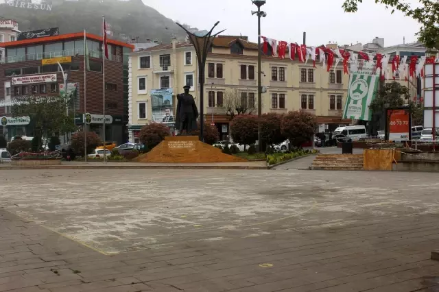 Giresun'da tam kapanmanın ilk günü sakin geçti