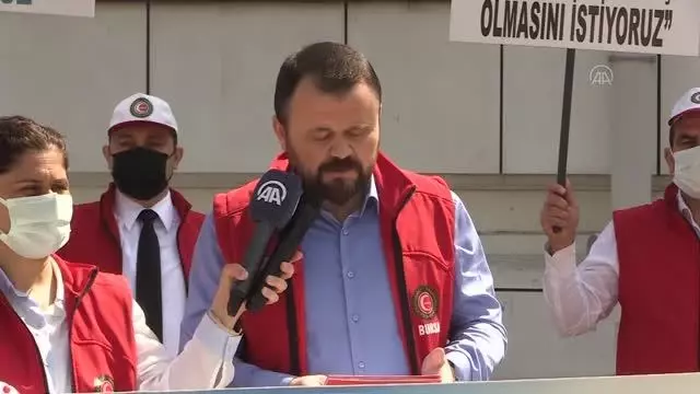 HAK-İŞ'in 1 Mayıs bildirisi okundu HAK-İŞ'in 1 Mayıs bildirisi okundu