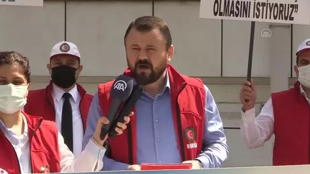 HAK-İŞ'in 1 Mayıs bildirisi okundu HAK-İŞ'in 1 Mayıs bildirisi okundu