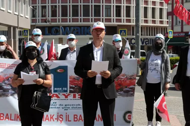 Hak-İş üyeleri, 1 Mayıs Emek ve Dayanışma Gününü kutladı Hak-İş üyeleri, 1 Mayıs Emek ve Dayanışma Gününü kutladı