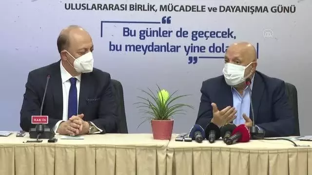 HAKİŞ Genel Başkanı Arslan: 'Yeni bir 1 Mayıs anlayışını Türkiye'ye hakim kılmaya çalışıyoruz' HAKİŞ Genel Başkanı Arslan: 'Yeni bir 1 Mayıs anlayışını Türkiye'ye hakim kılmaya çalışıyoruz'