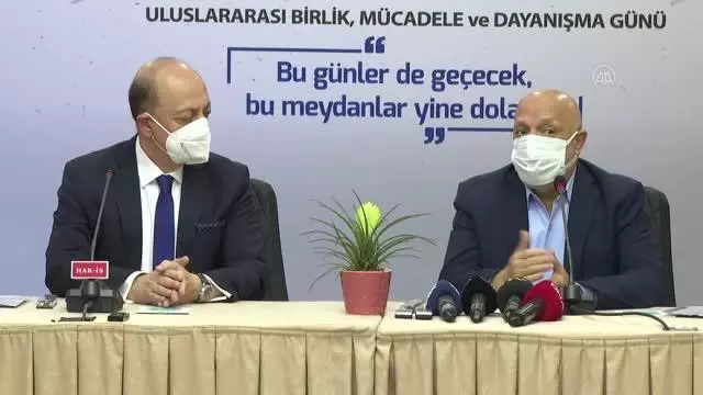 HAKİŞ Genel Başkanı Arslan: 'Yeni bir 1 Mayıs anlayışını Türkiye'ye hakim kılmaya çalışıyoruz' HAKİŞ Genel Başkanı Arslan: 'Yeni bir 1 Mayıs anlayışını Türkiye'ye hakim kılmaya çalışıyoruz'