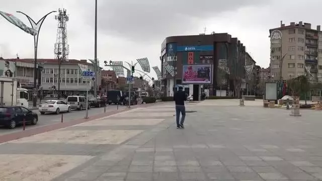 İç Anadolu'da 'tam kapanmayla' sessizlik hakim İç Anadolu'da 'tam kapanmayla' sessizlik hakim