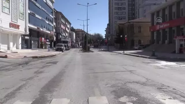 İç Anadolu'da 'tam kapanmayla' sessizlik hakim İç Anadolu'da 'tam kapanmayla' sessizlik hakim