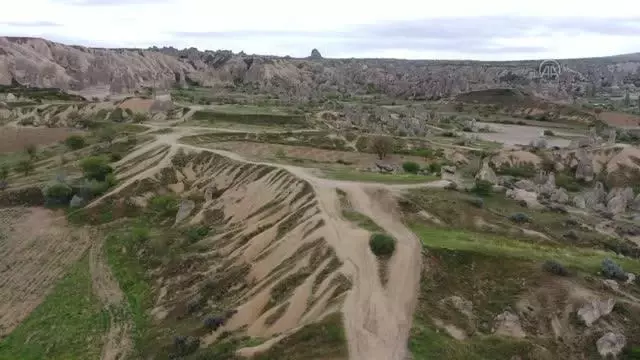 Kapadokya'da 'tam kapanma' sürecinde sessizlik hakim Kapadokya'da 'tam kapanma' sürecinde sessizlik hakim
