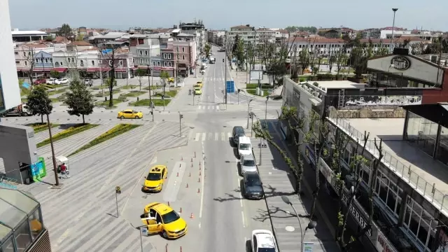 Kapanma öncesi oluşan yoğunluk yerini sessizliğe bıraktı Kapanma öncesi oluşan yoğunluk yerini sessizliğe bıraktı