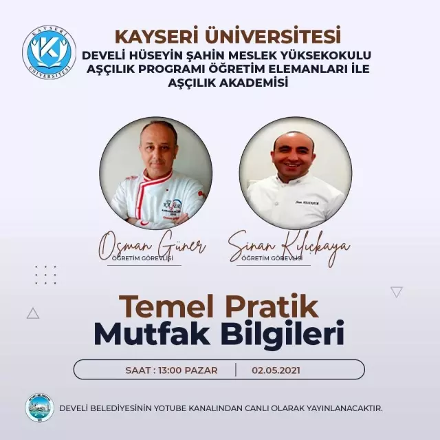 Kayseri Üniversitesi, ev kadınlarına temel pratik mutfak bilgileri eğitimi verecek Kayseri Üniversitesi, ev kadınlarına temel pratik mutfak bilgileri eğitimi verecek