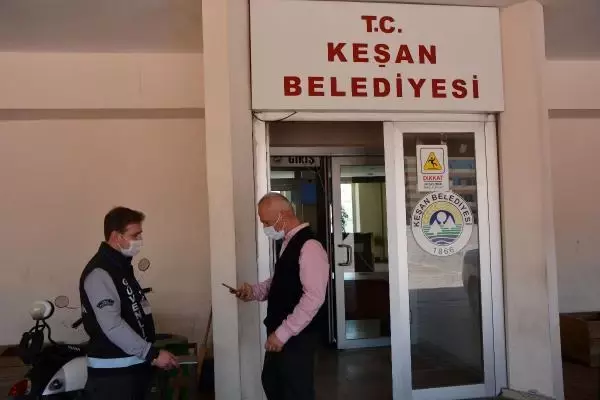 Keşan'da tam kapanmada denetimler arttı Keşan'da tam kapanmada denetimler arttı