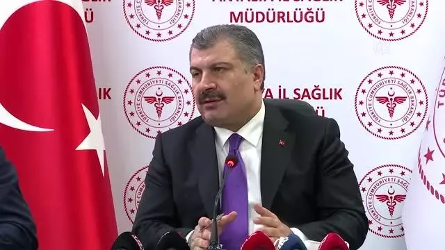 Sağlık Bakanı Koca, Antalya'da İl Değerlendirme Toplantısı sonrası açıklama yaptı: (1) Sağlık Bakanı Koca, Antalya'da İl Değerlendirme Toplantısı sonrası açıklama yaptı: (1)