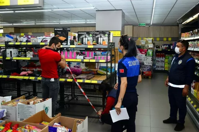 Manavgat'ta zincir market ve fırınlara denetim Manavgat'ta zincir market ve fırınlara denetim