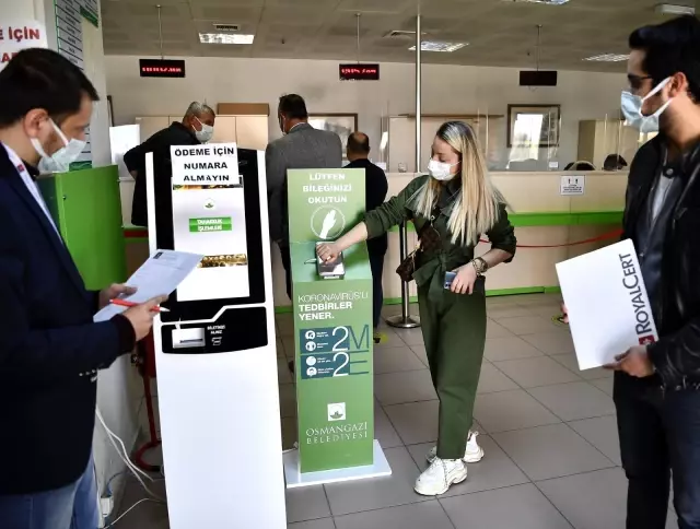 Osmangazi'den 'Güvenli Alan' çalışması Osmangazi'den 'Güvenli Alan' çalışması