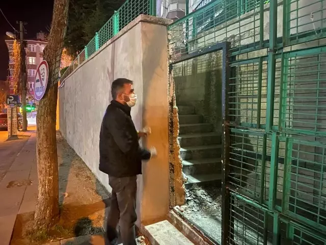 Pursaklar'da gri duvarlar sanata dönüşüyor Pursaklar'da gri duvarlar sanata dönüşüyor