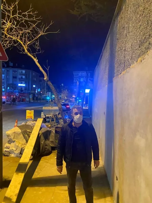 Pursaklar'da gri duvarlar sanata dönüşüyor Pursaklar'da gri duvarlar sanata dönüşüyor
