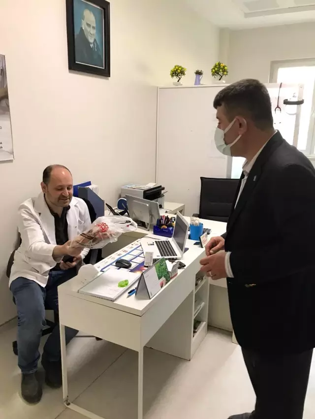 Sağlık çalışanlarına iç ısıtan ikramlık Sağlık çalışanlarına iç ısıtan ikramlık