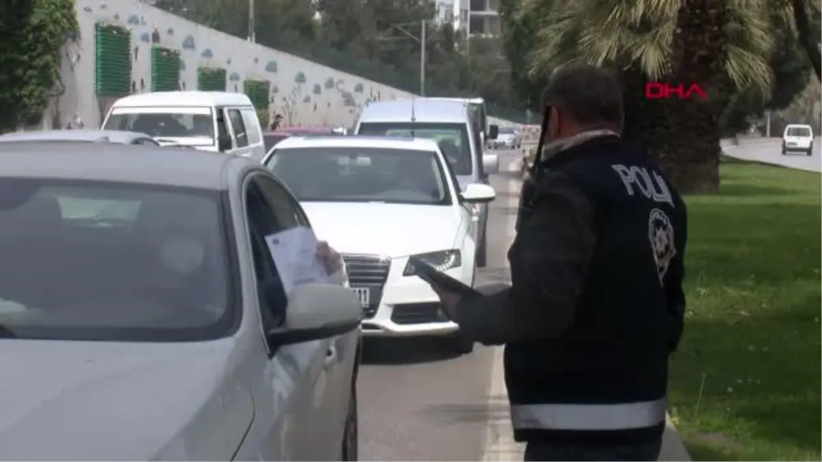 Samsun'da kısıtlamada araç yoğunluğu