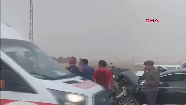Şanlıurfa'da iftar saatinde zincirleme kaza 1 ölü, 3 yaralı Şanlıurfa'da iftar saatinde zincirleme kaza 1 ölü, 3 yaralı